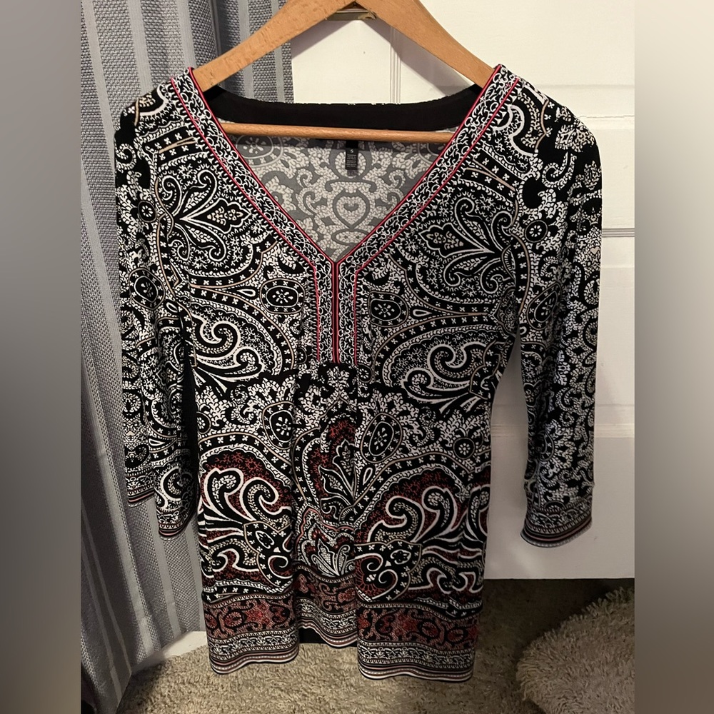 WHBM tunic size small with pink detail so flattering